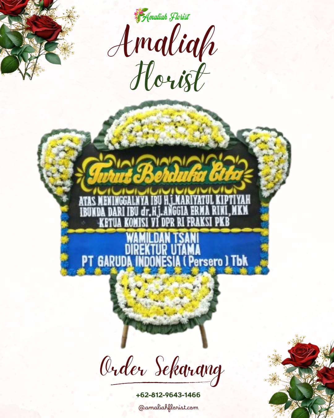 Papan Bunga Duka Tambelangan